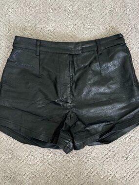 Princess Polly Faux Leather Shorts